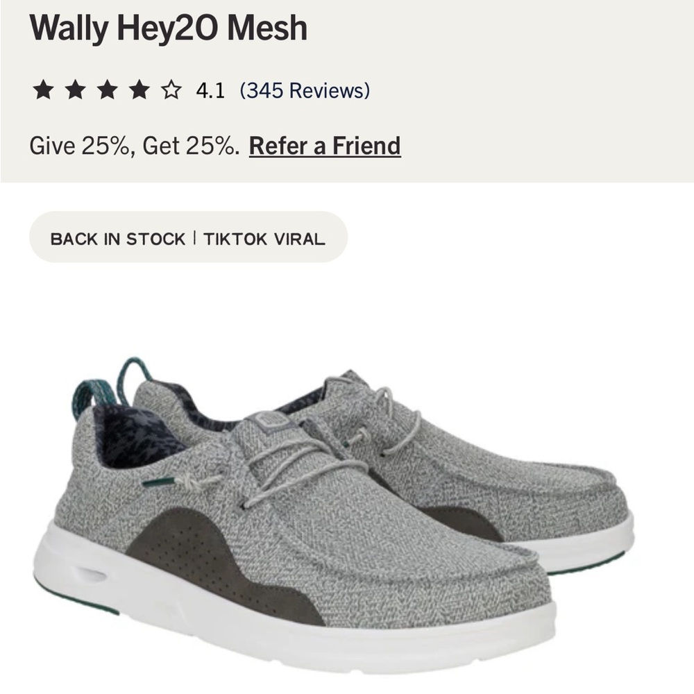Wally hey dude men shoes